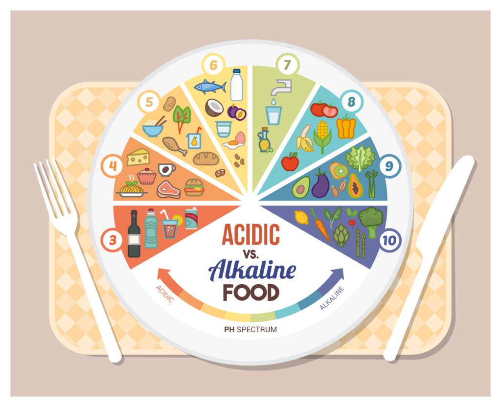 alkaline, diet, food
